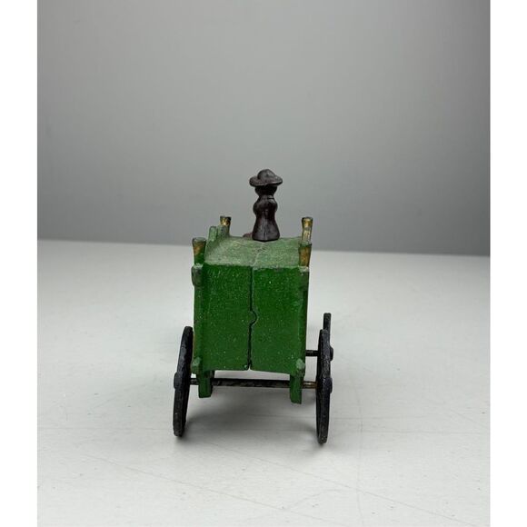 Antique Cast Iron Overland Circus Two Horse Drawn Circus Wagon w/ Driver EW2465 - Picture 5 of 6